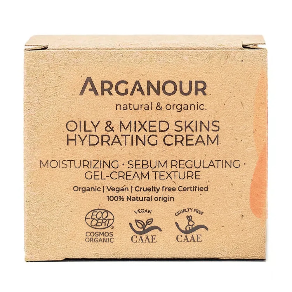 Crema BIO pentru Ten Gras & Mixt Arganour Hydrating Cream