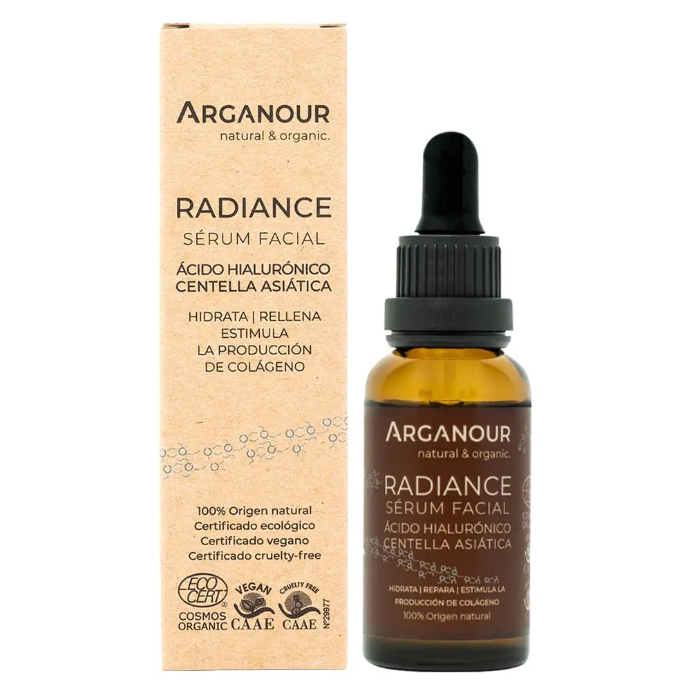 Ser BIO cu Hialuronic & Centella Arganour Radiance Face Serum