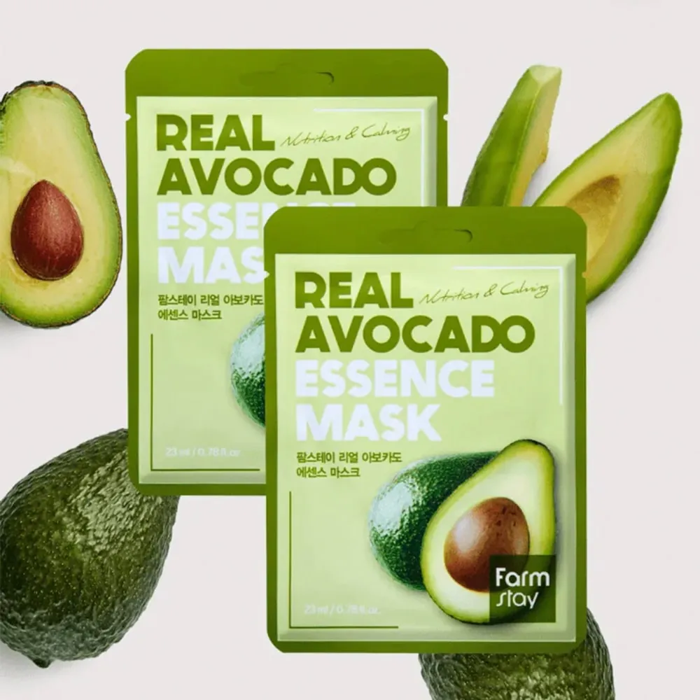 Masca Hidratanta & Revitalizanta cu Avocado Farmstay Essence Mask