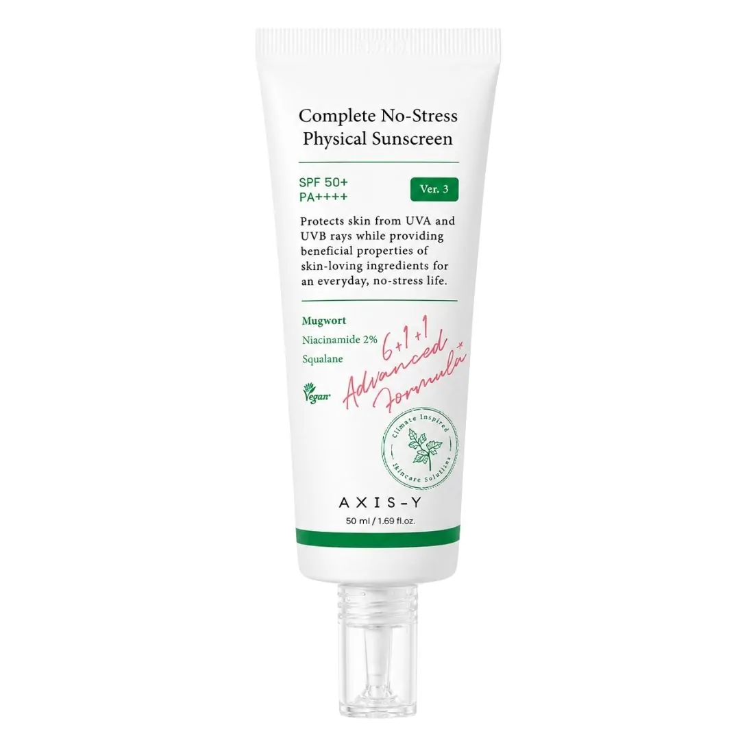 Cremă pentru față cu protecție solară AXIS-Y Complete No-Stress Physical Sunscreen AXIS-Y