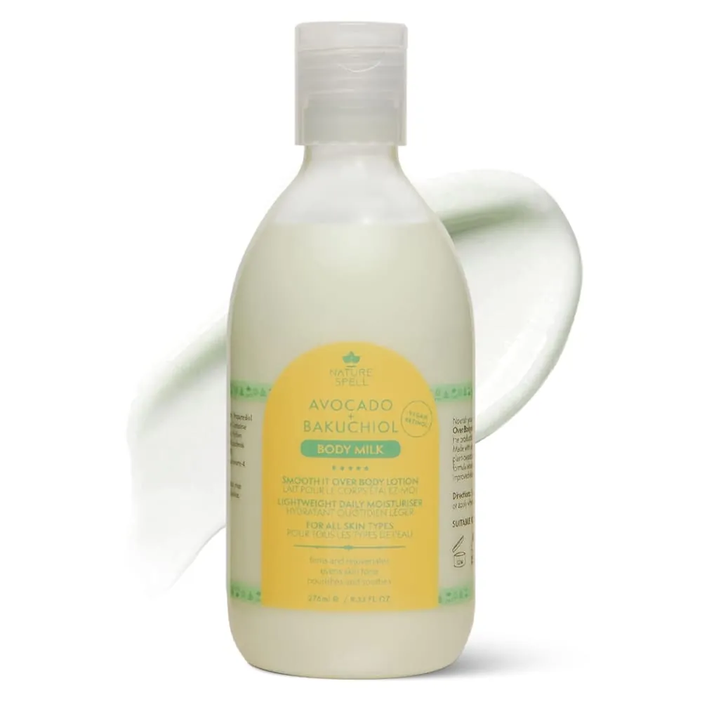 Lapte de Corp Nature Spell Bakuchiol Natural Retinol & Avocado Body Milk