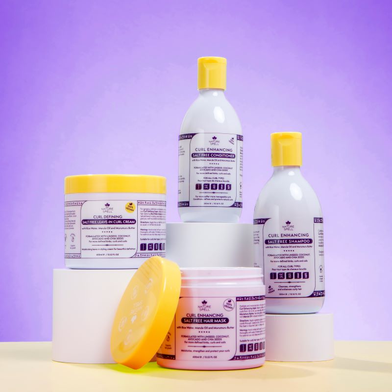 Balsam pentru Par Cret & Ondulat Nature Spell Curl Enhancing Salt Free Conditioner