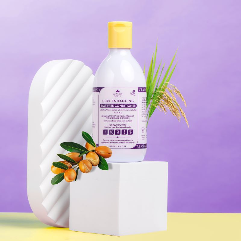 Balsam pentru Par Cret & Ondulat Nature Spell Curl Enhancing Salt Free Conditioner
