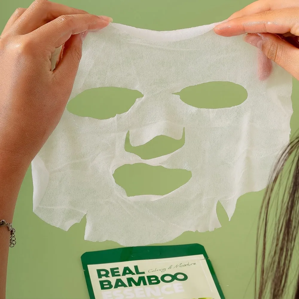 Masca Hidratanta cu Extract de Bambus Farmstay Essence Mask