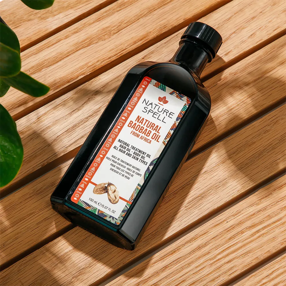 Ulei cu Baobab pentru Par & Piele Nature Spell Baobab Oil For Hair and Skin