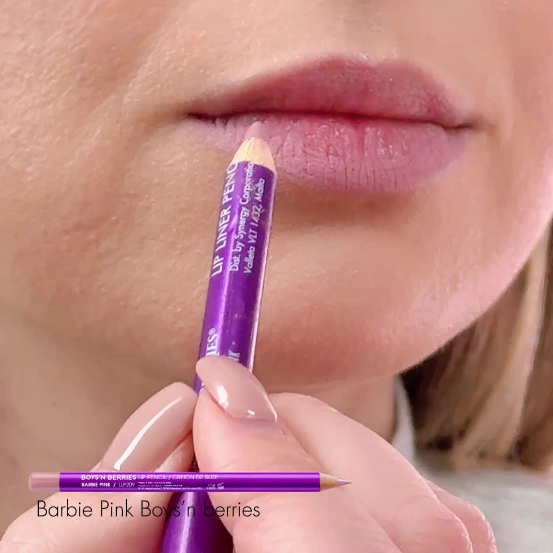 Video Creion Buze Boys`n Berries Pro Lip Liner Pencil Barbie Pink