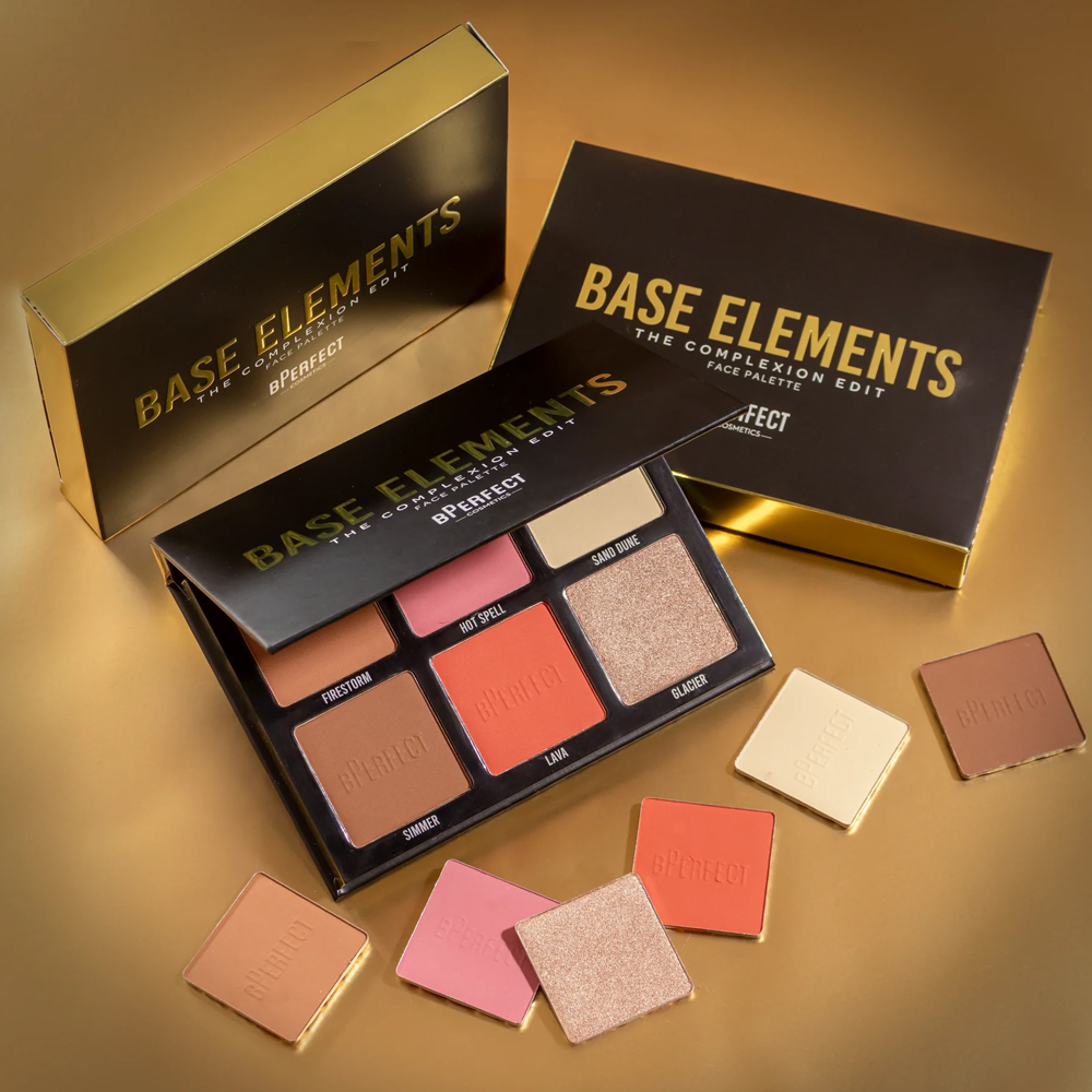 Paleta pentru Conturarea Fetei BPerfect Base Elements - The Complexion Edit Palette