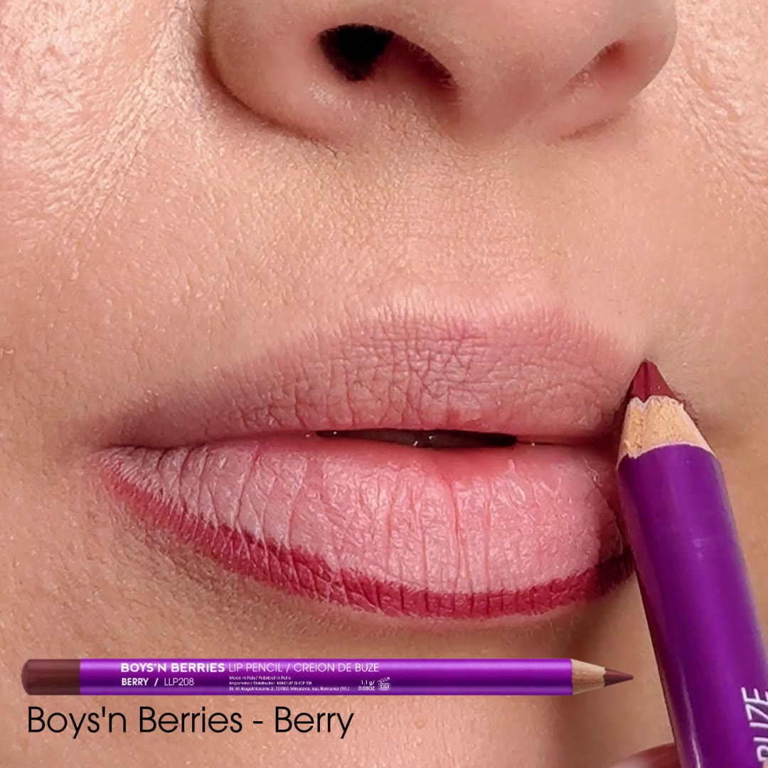 Video Creion Buze Boys`n Berries Pro Lip Liner Pencil Berry