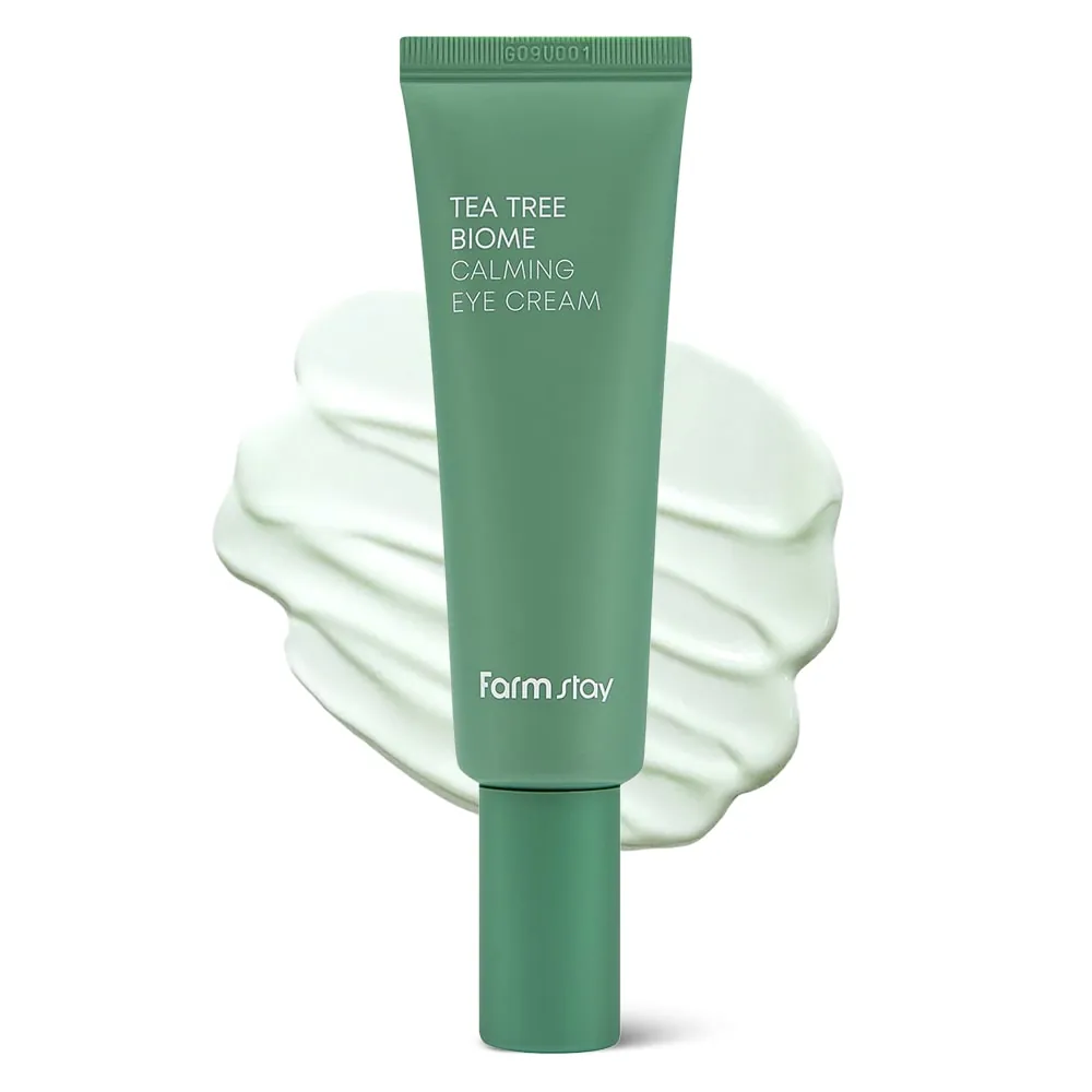 Crema Calmanta pentru Zona Ochilor cu Arbore de Ceai Farmstay Biome Calming Eye Cream