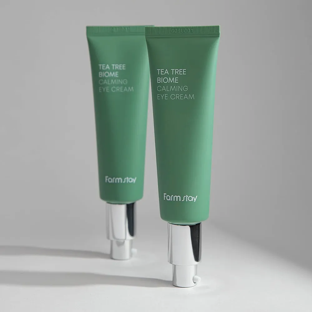 Crema Calmanta pentru Zona Ochilor cu Arbore de Ceai Farmstay Biome Calming Eye Cream