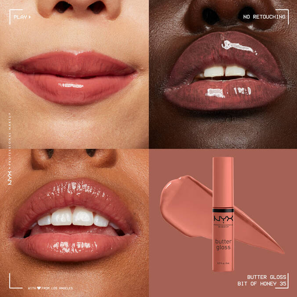 Luciu buze NYX Professional Makeup Butter Gloss Bit of Honey