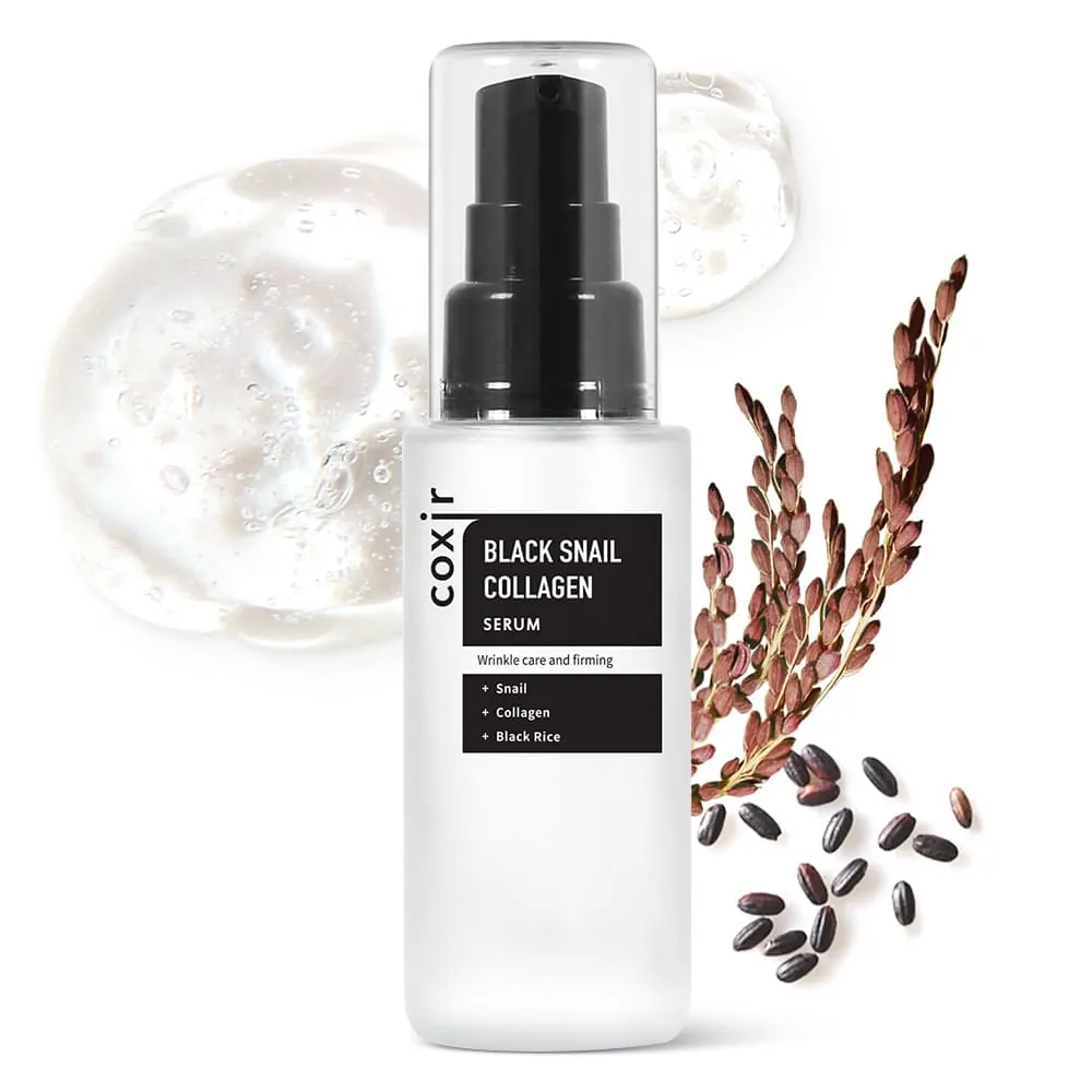 Ser Concentrat Anti-Rid cu Colagen COXIR Black Snail Collagen Serum
