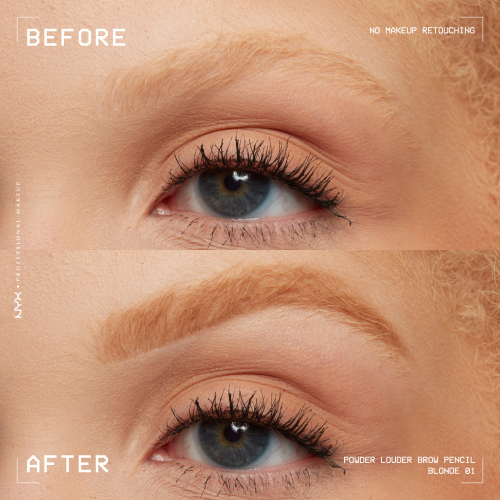 Creion pentru Sprancene Nyx Professional Makeup Powder Louder Brow Pencil BLONDE