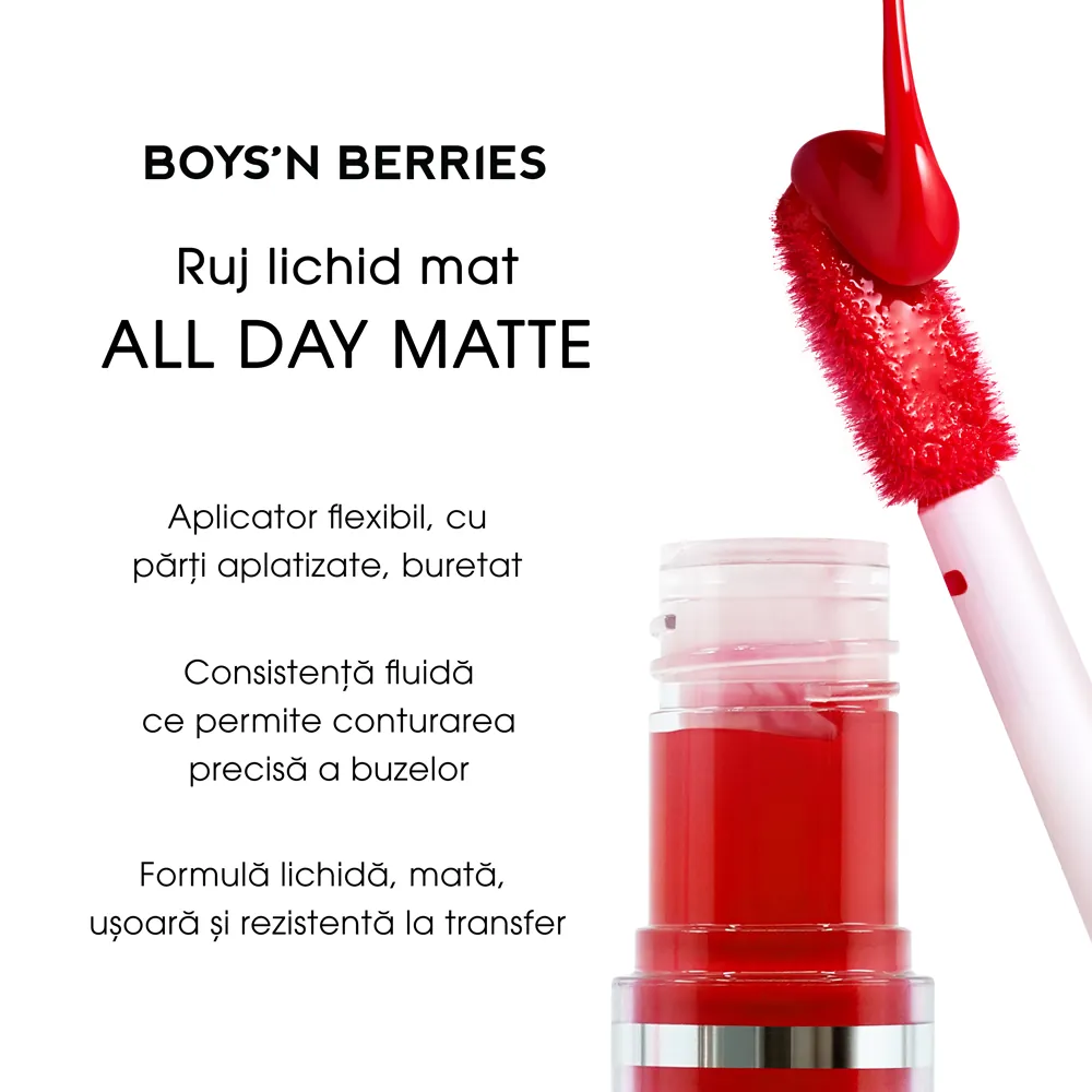 Ruj Lichid de Buze Boys`n Berries All Day Matte Vampirella