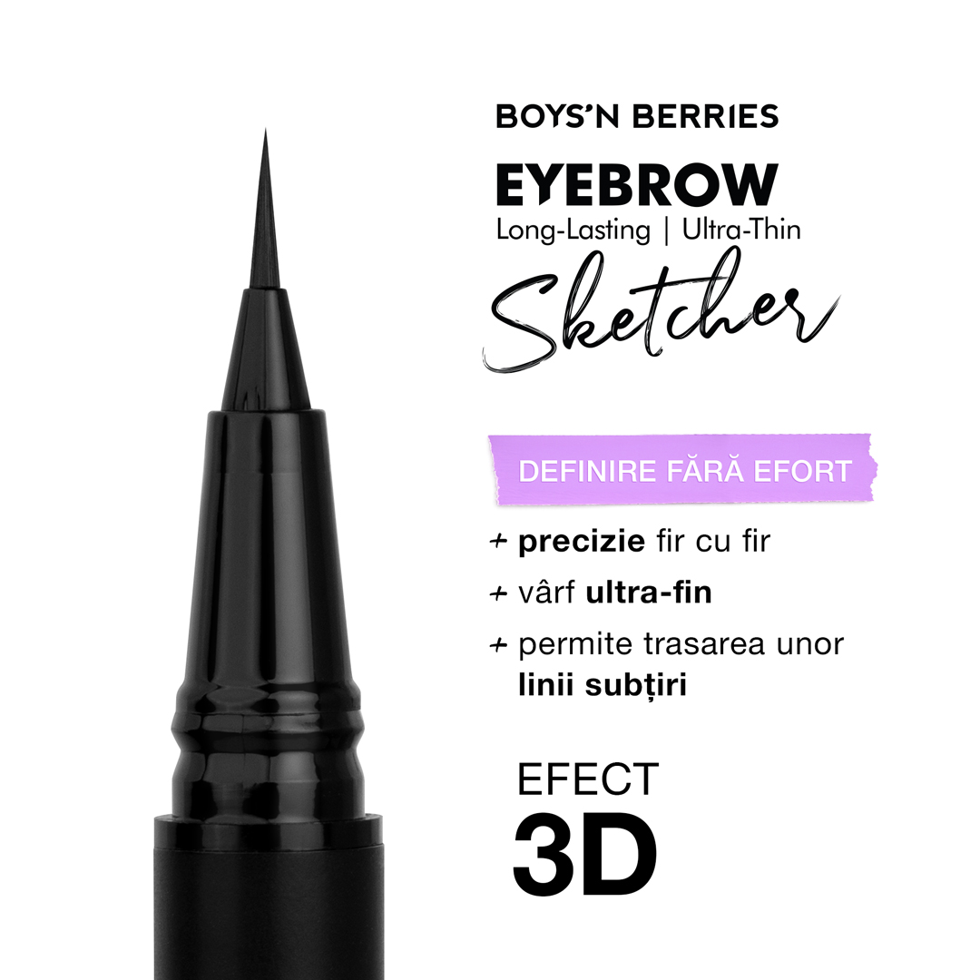 Carioca sprancene Boys`n Berries Eyebrow Sketcher — imaginea 4