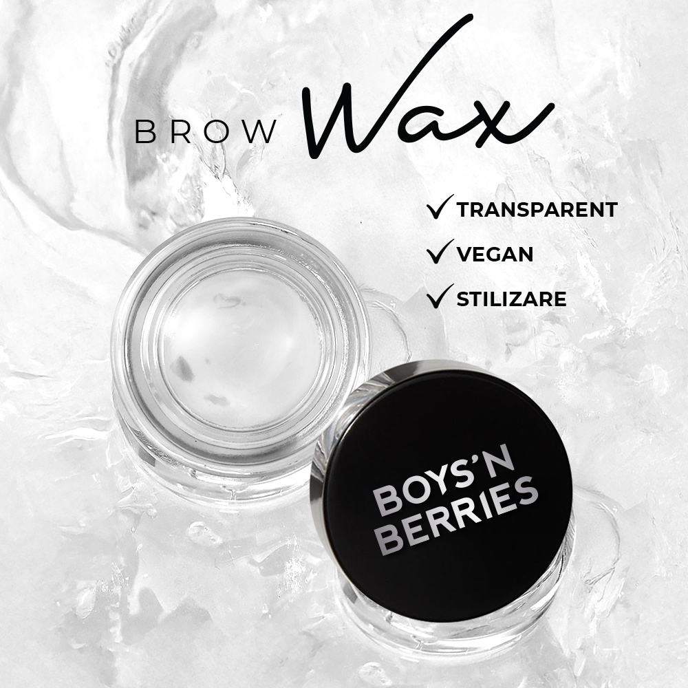Ceara pentru Sprancene Boys`n Berries Shape & Fix Clear Brow Styler