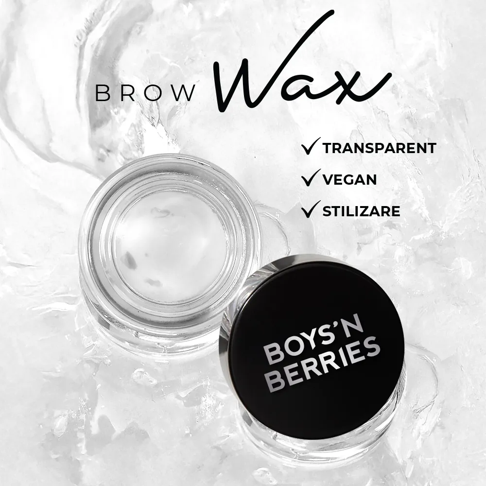 Ceara pentru Sprancene Boys`n Berries Shape & Fix Clear Brow Styler