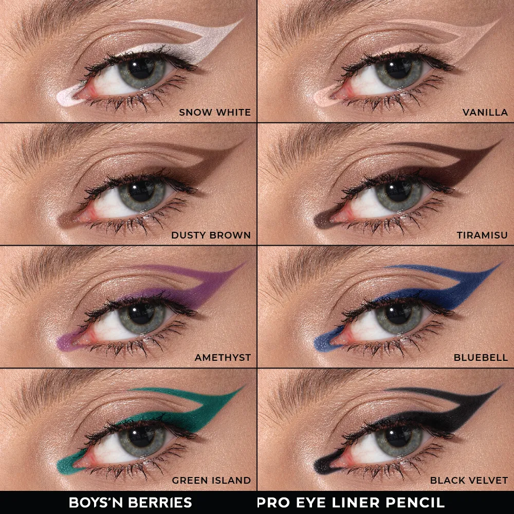 Creion Ochi Boys`n Berries Pro Eye Liner Pencil Black Velvet