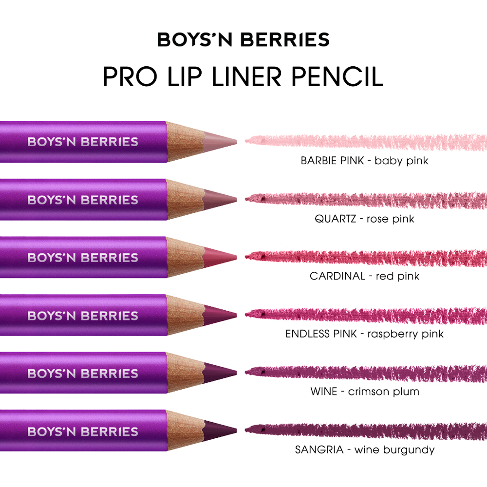 Creion Buze Boys`n Berries Pro Lip Liner Pencil Cardinal