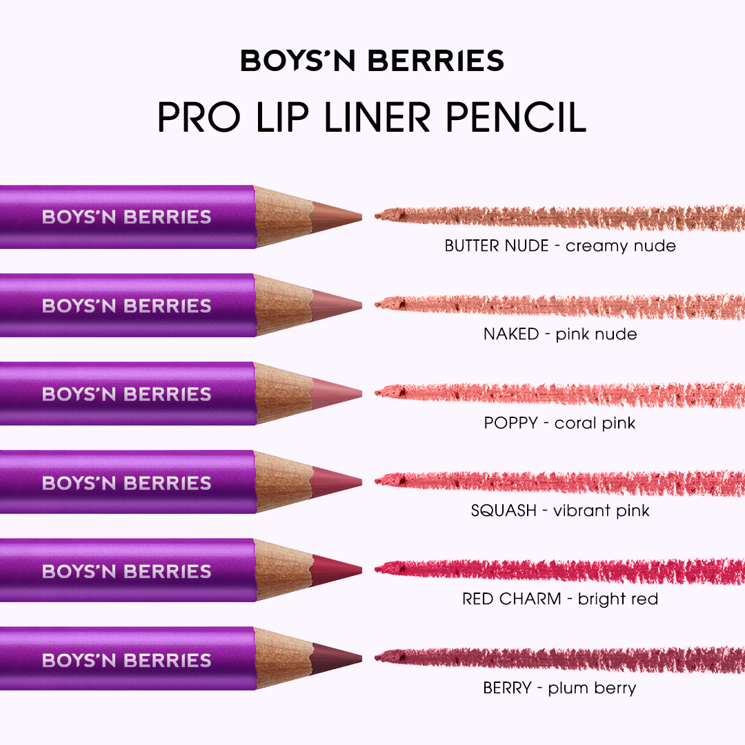 Creion Buze Boys`n Berries Pro Lip Liner Pencil Barbie Pink