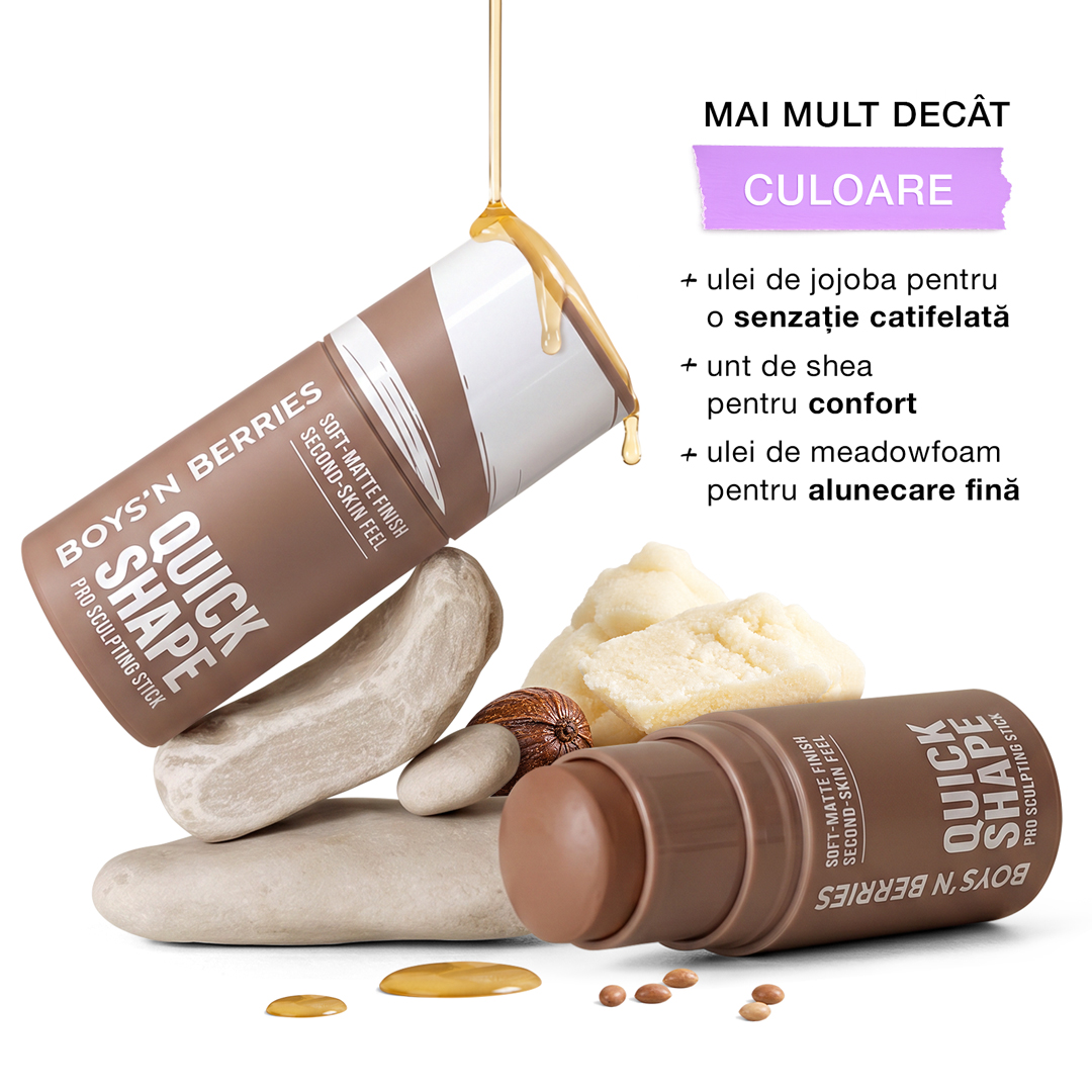 Stick de conturare a feței Boys’n Berries Quick Shape Pro Scul — imaginea 9