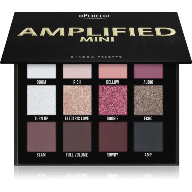 Paleta de Farduri BPerfect Cosmetics Amplified Mini Shadow Palette