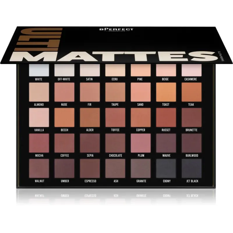 Paleta de Farduri BPerfect Ultimattes Shadow Palette