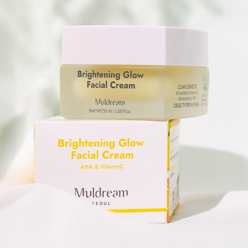 Crema Anti-Hiperpigmentare Muldream Brightening Glow Facial Cream - AHA & Vitamin C