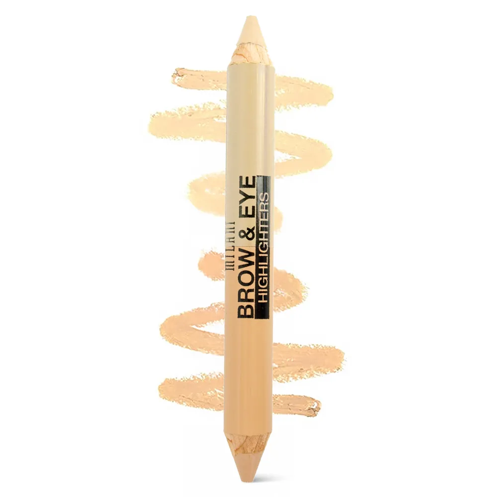 Creion Multifunctional Milani Brow and Eye Highlighter Matte Beige/High Glow
