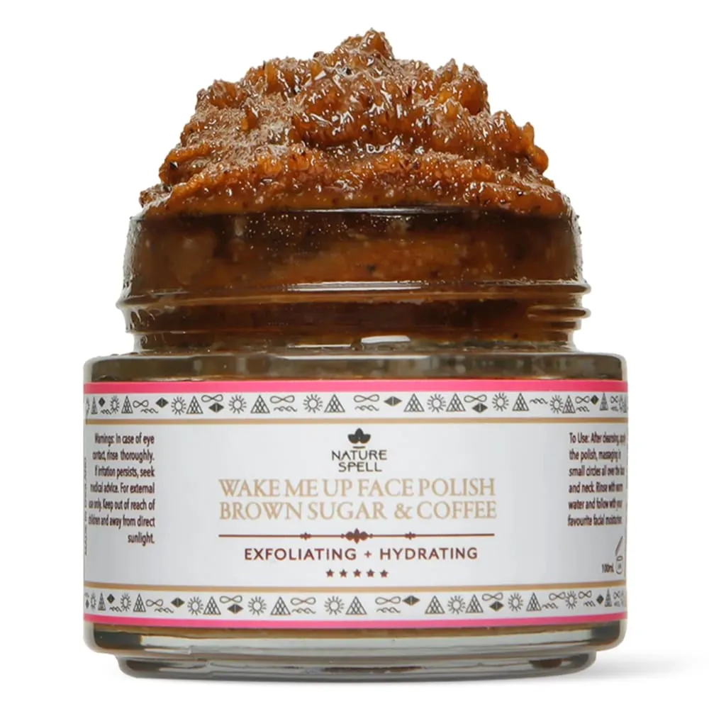 Exfoliant Hidratant Nature Spell Brown Sugar & Coffee Face Scrub