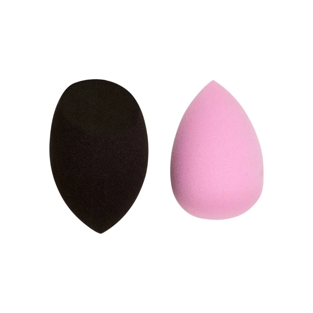 Buretei pentru Machiaj Cala Dynamic Duo Blending Sponge Set Black / Pink