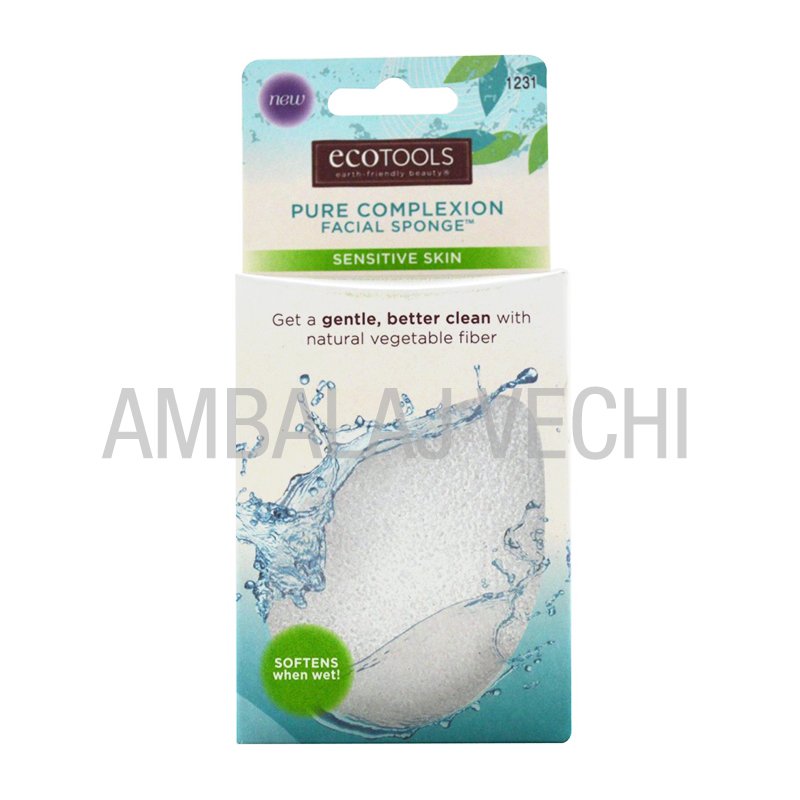 Buretel pentru curatarea tenului EcoTools Konjac Facial Sponge