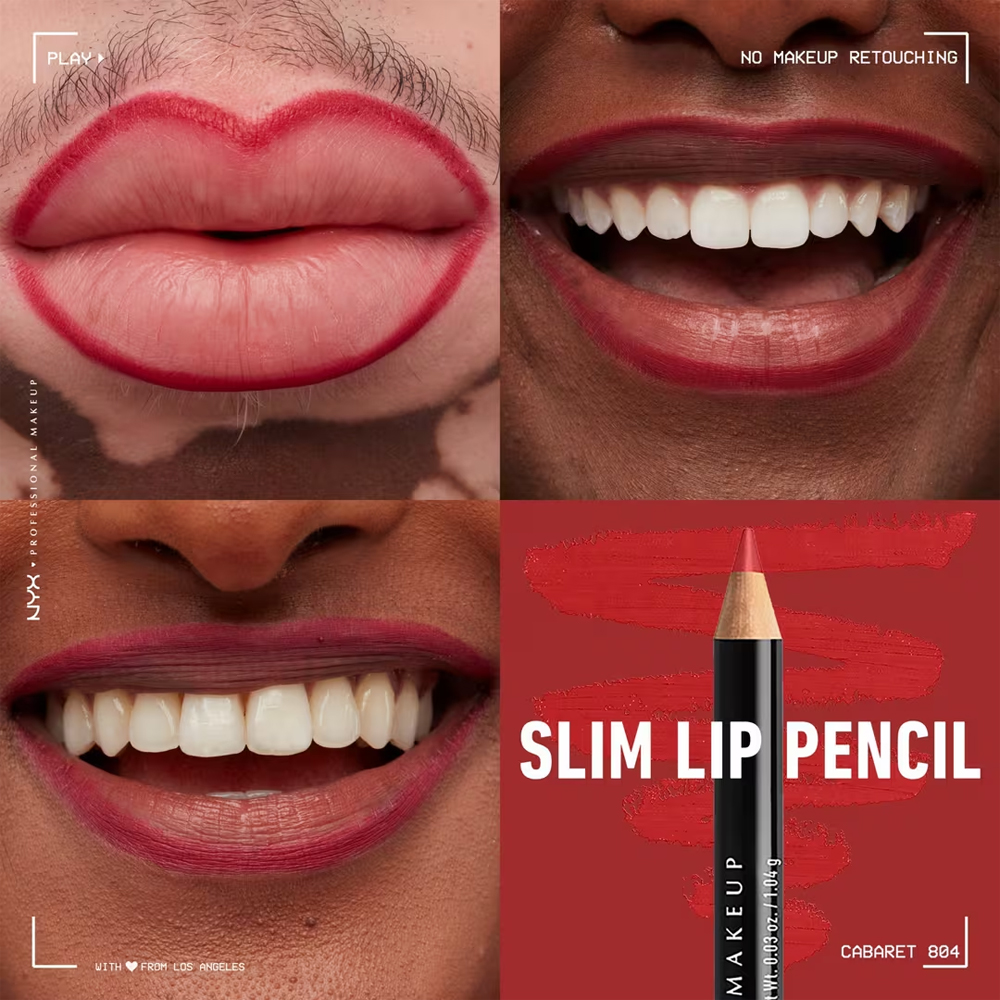 Creion buze NYX Professional Makeup Slim Lip Pencil Cabaret