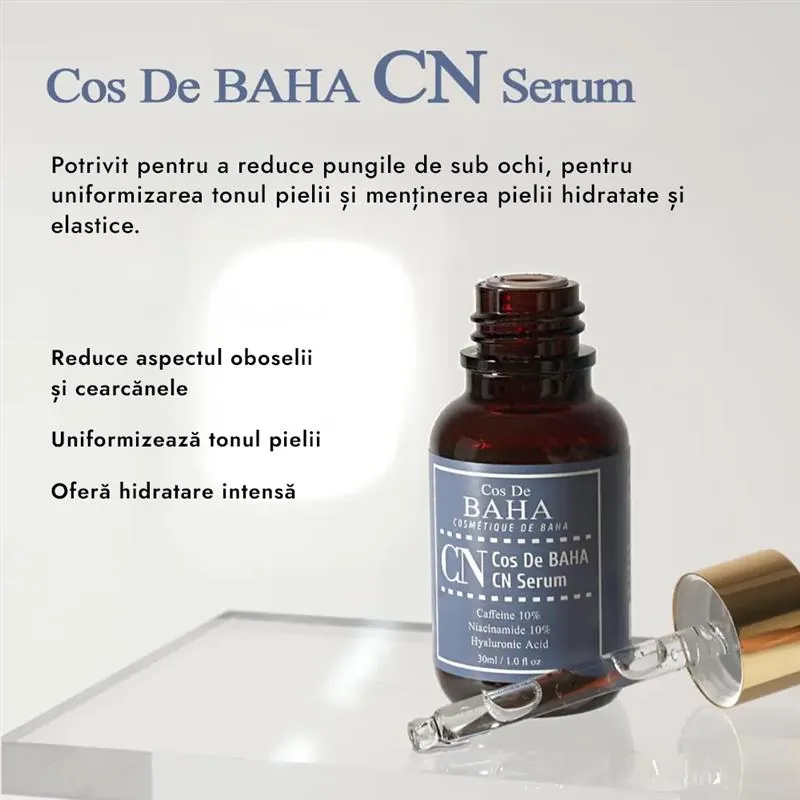 Ser Anti-Oboseala Cos de Baha CN Serum Caffeine Niacinamide