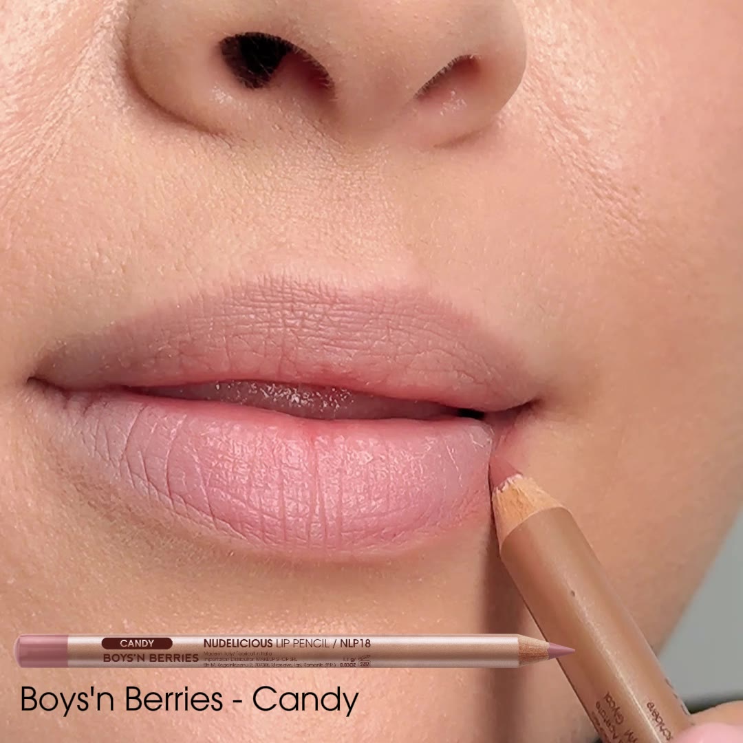 Video Creion Buze Boys`n Berries Nudelicious Lip Pencil Candy