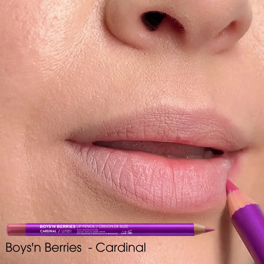 Videoclip Creion Buze Boys`n Berries Pro Lip Liner Pencil Cardinal