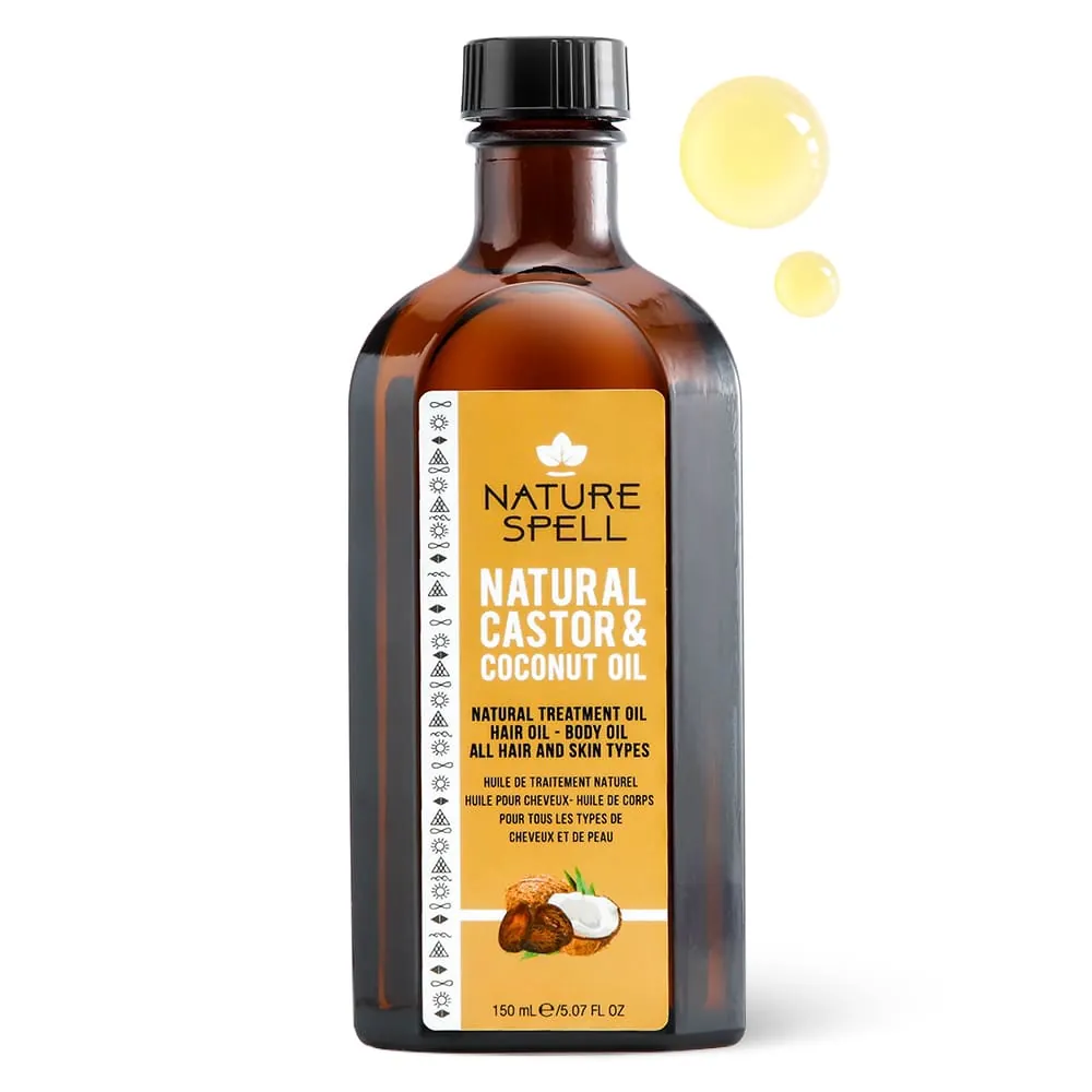 Ulei de Ricin & Cocos pentru Par & Piele Nature Spell Oil for Hair and Skin