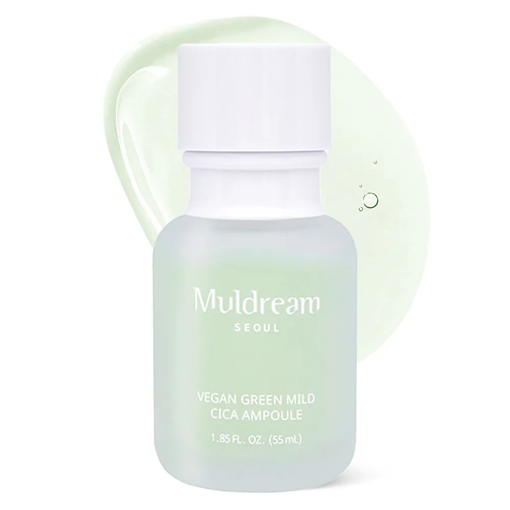 Ser Intens Hidratant & Calmant cu Centella Asiatica Muldream Vegan Green Mild CICA Ampoule
