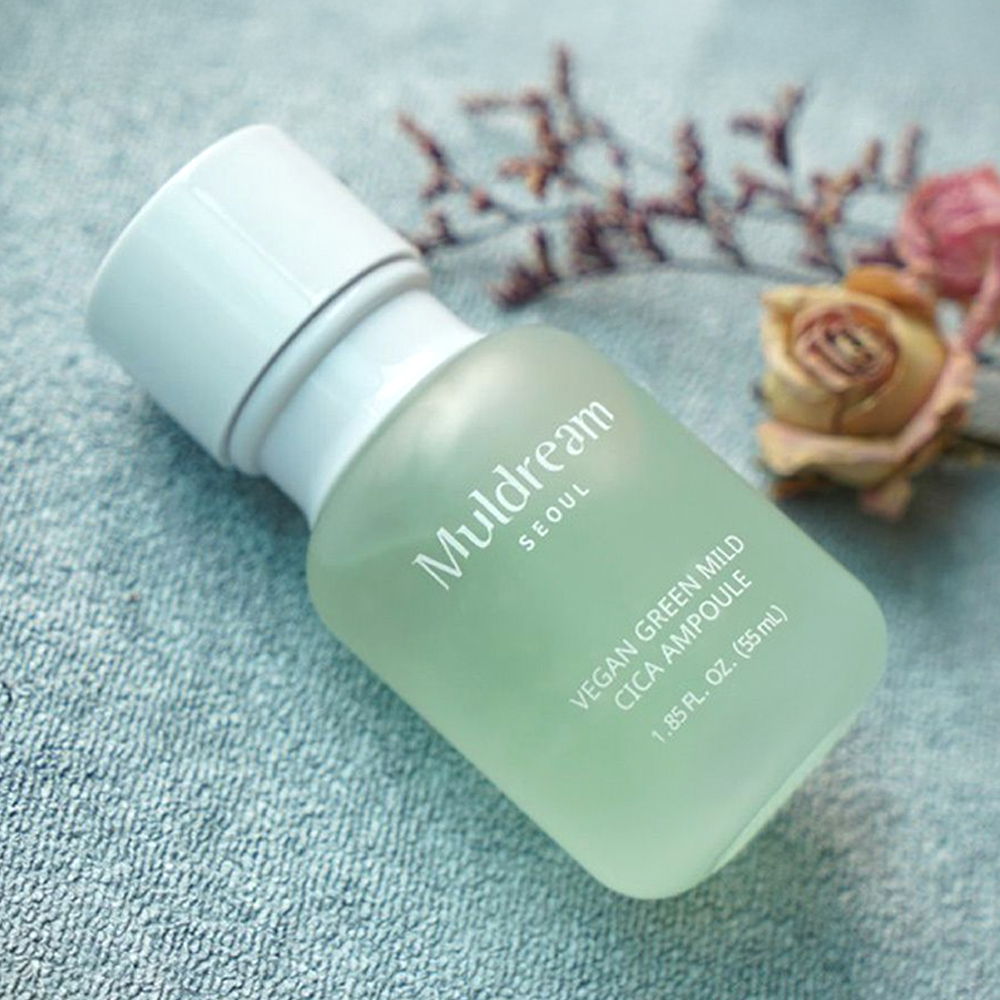 Ser Intens Hidratant & Calmant cu Centella Asiatica Muldream Vegan Green Mild CICA Ampoule