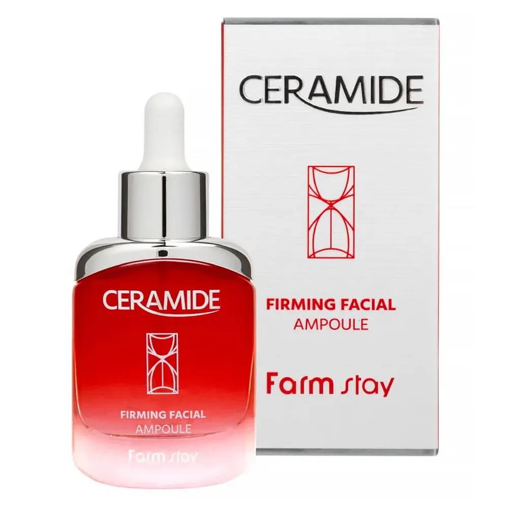 Ser pentru Fata cu Ceramide pentru Fermitate Farmstay Ceramide Firming Facial Ampoule