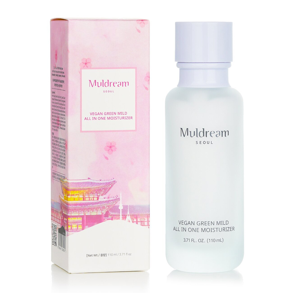 Lotiune Reparatoare Hidratanta cu Ceramide Muldream Vegan Green Mild All in One Moisturizer