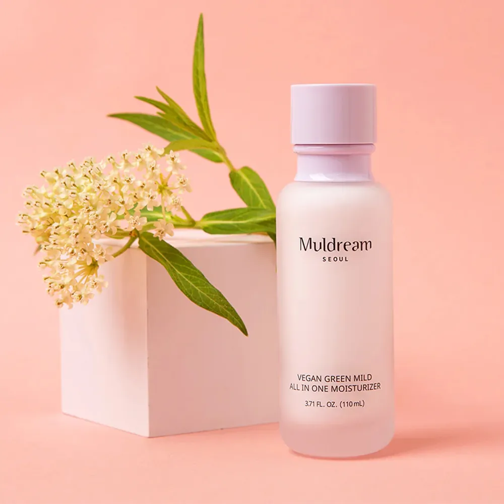 Lotiune Reparatoare Hidratanta cu Ceramide Muldream Vegan Green Mild All in One Moisturizer