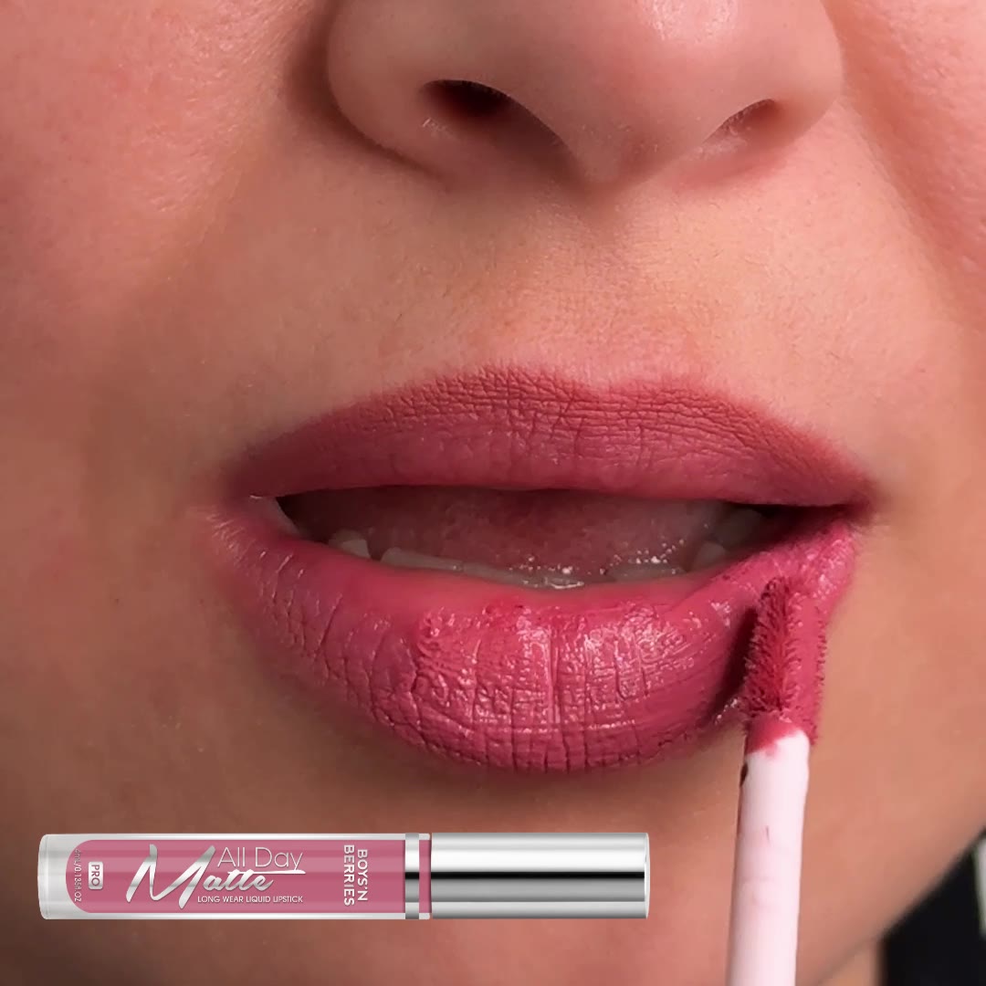 Video Ruj Lichid de Buze Boys`n Berries All Day Matte Chastity