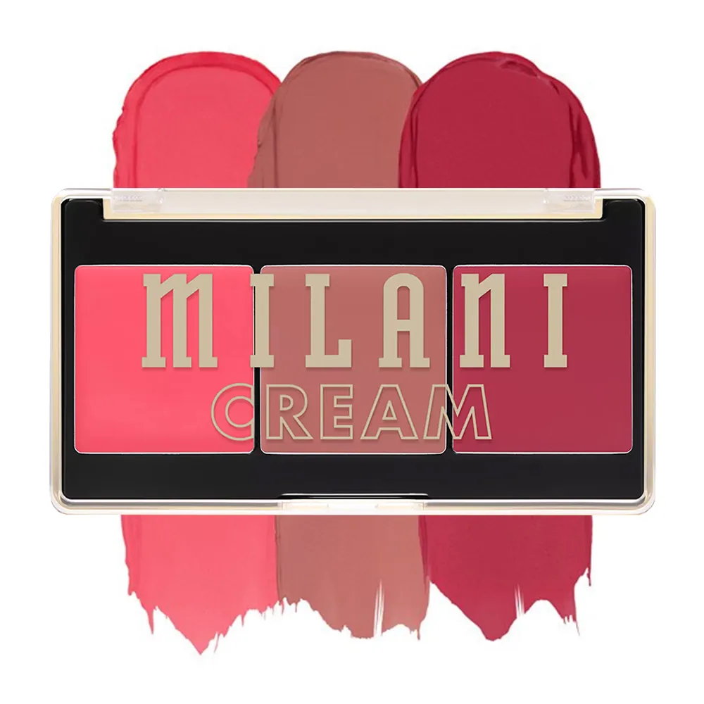 Paleta de Farduri pentru Obraz Milani Cheek Kiss Cream Blush Palette 110 Sun Kissed Glow