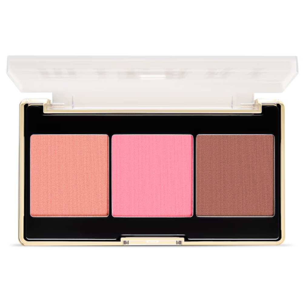 Paleta de Farduri pentru Obraz Milani Cheek Kiss Powder Blush Palette 120 Golden Hour Glow