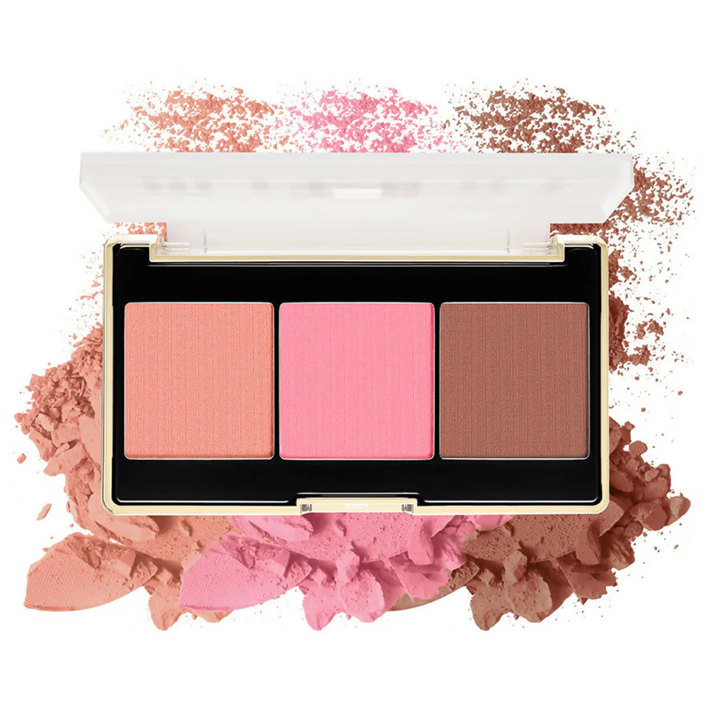 Paleta de Farduri pentru Obraz Milani Cheek Kiss Powder Blush Palette 120 Golden Hour Glow