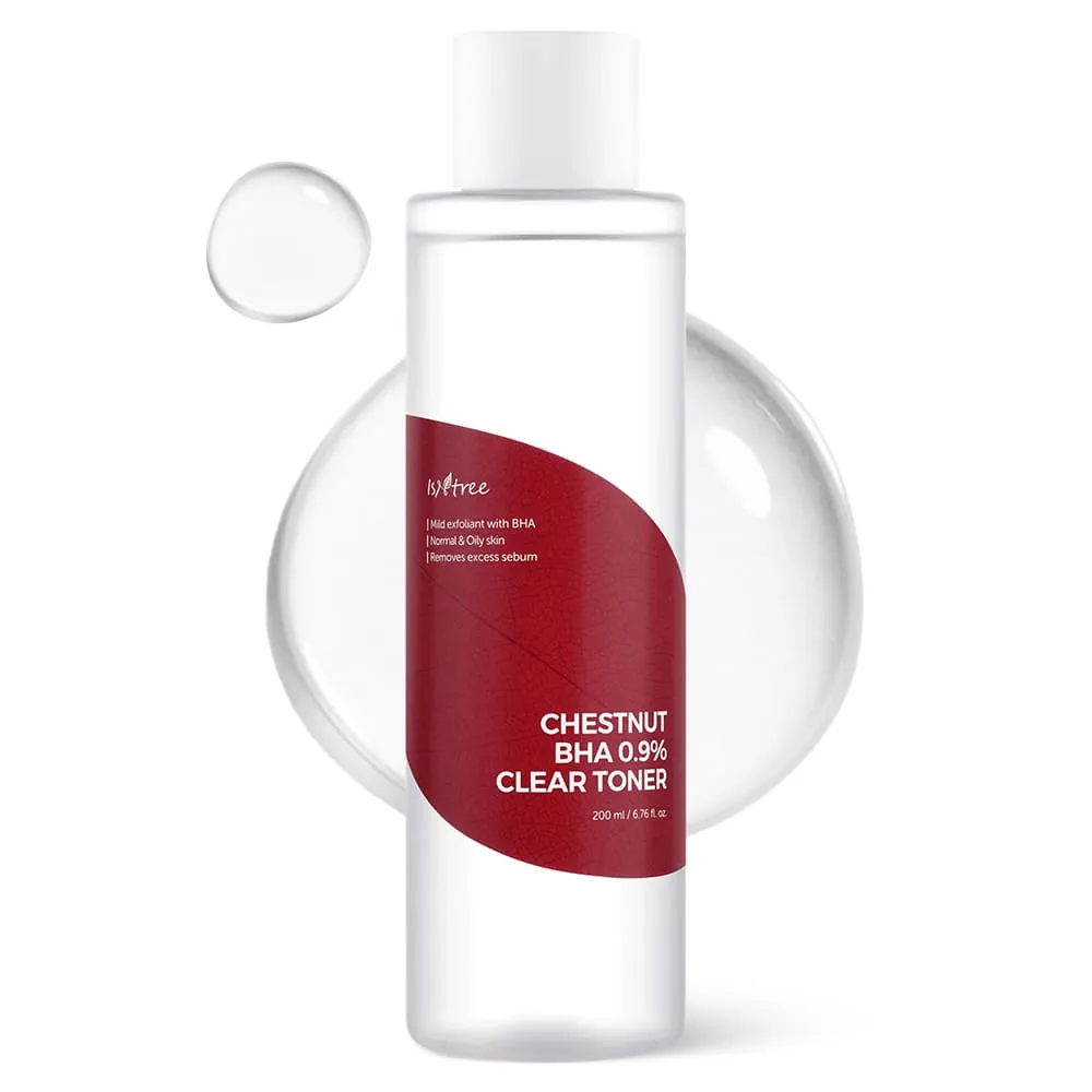 Lotiune Tonica pentru Ten Gras ISNTREE Chestnut BHA 0.9% Toner