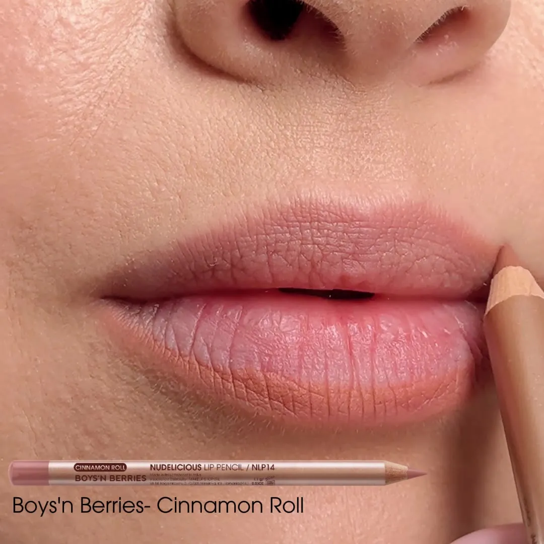 Videoclip Creion Buze Boys`n Berries Nudelicious Lip Pencil Cinnamon Roll