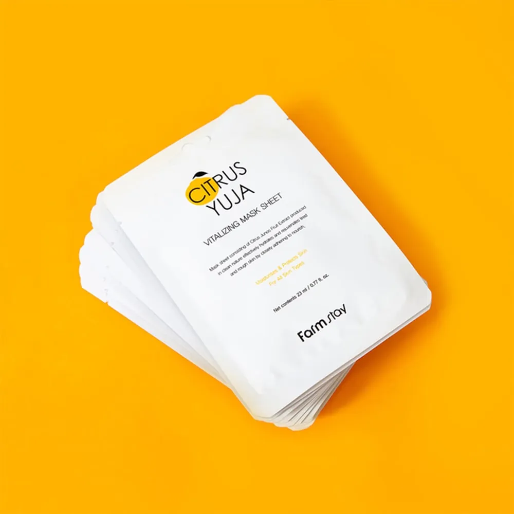 Masca Revitalizanta Farmstay Citrus Yuja Vitalizing Mask