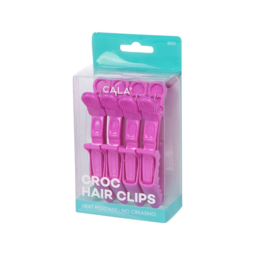 Clame Profesionale pentru Sectionarea Parului CALA Croc Hair Clip - Lavender